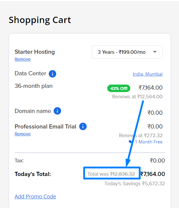 Bluehost renewal pricing