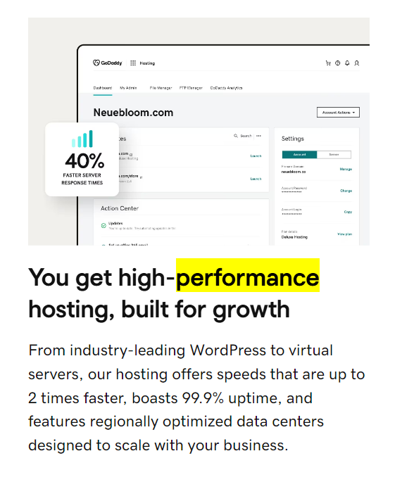Godaddy Performance