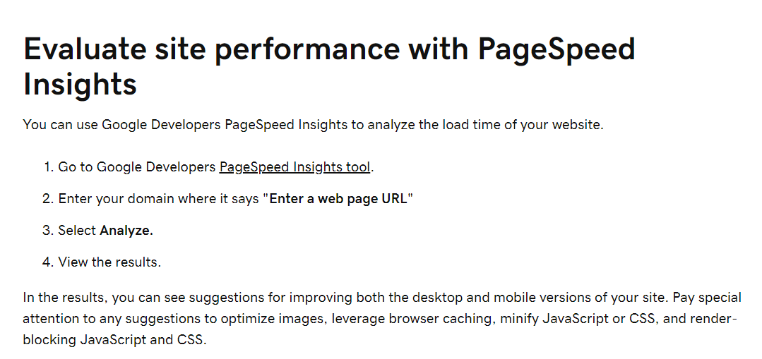 Godaddy Speed test