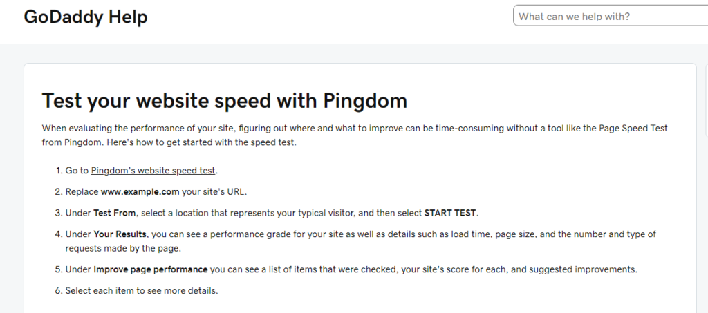 Godaddy Test