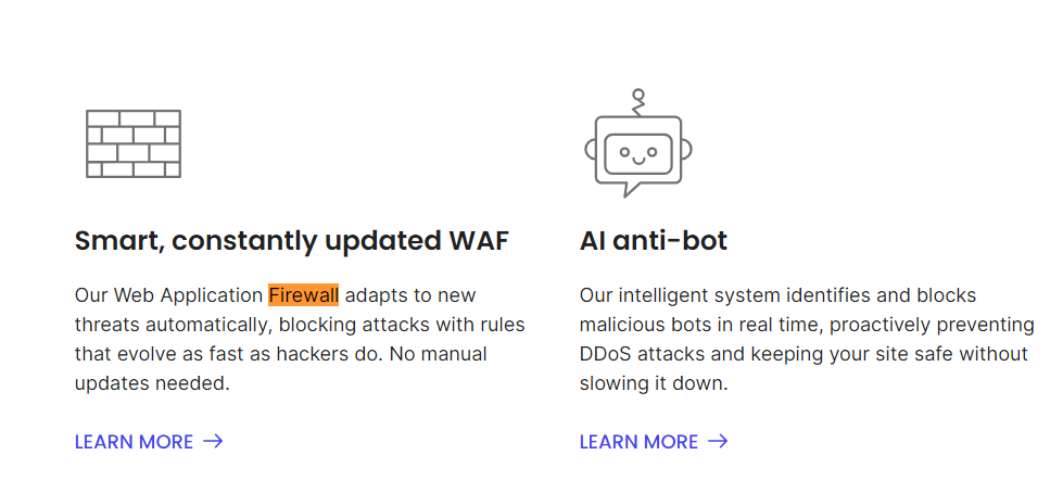 siteground firewall and ai bot