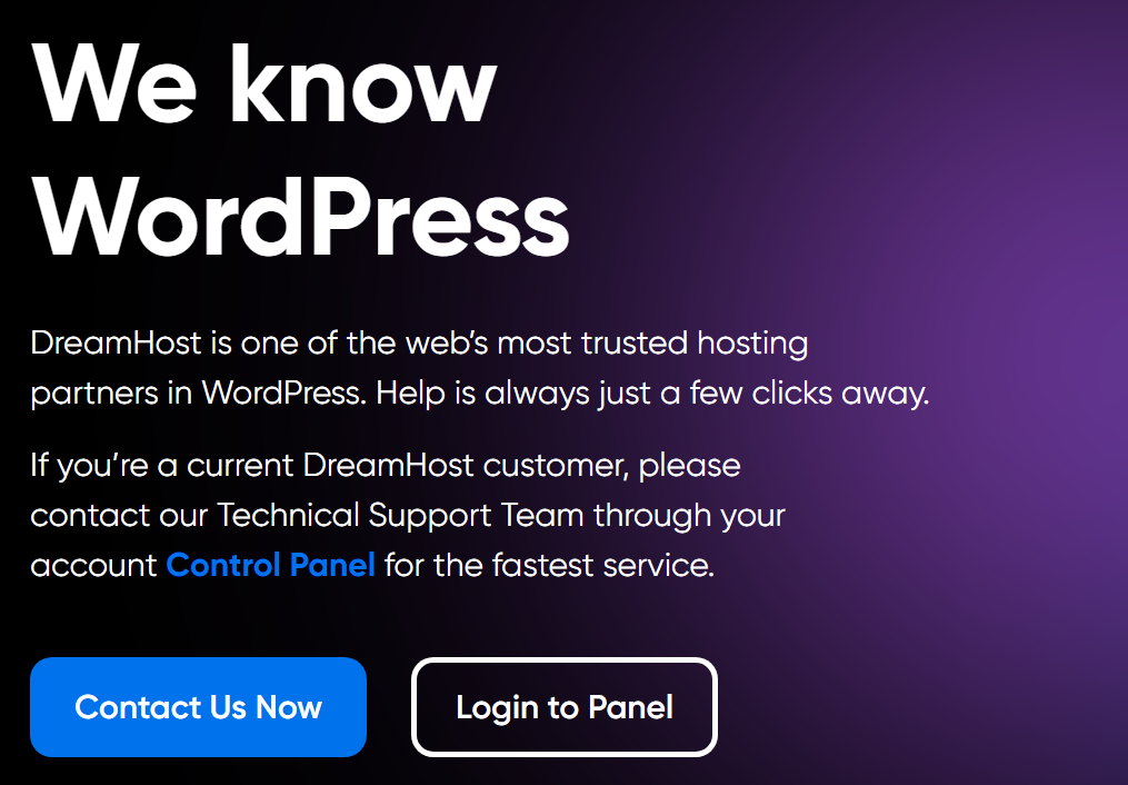 DreamHost Customer Support