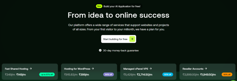 A2 Hosting Pricing