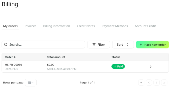 A2 Hosting billing support