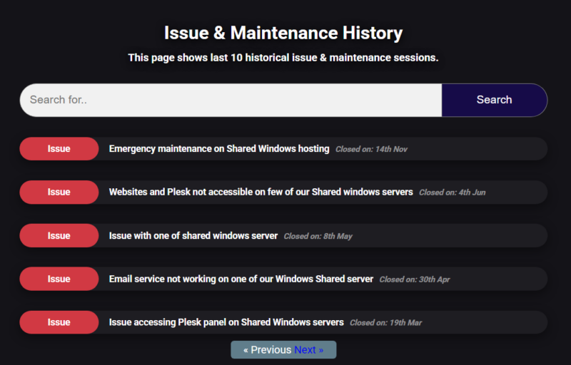 Bigrock Hosting Uptime
