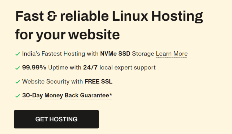 Bigrock Hosting