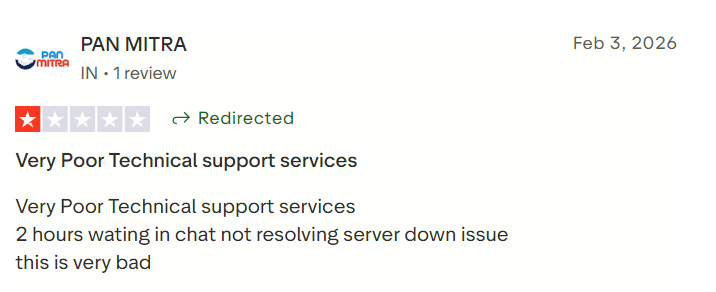 Customer Feedback on Support - MilesWeb