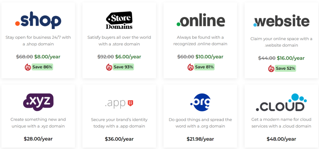 Domain Price - InMotion