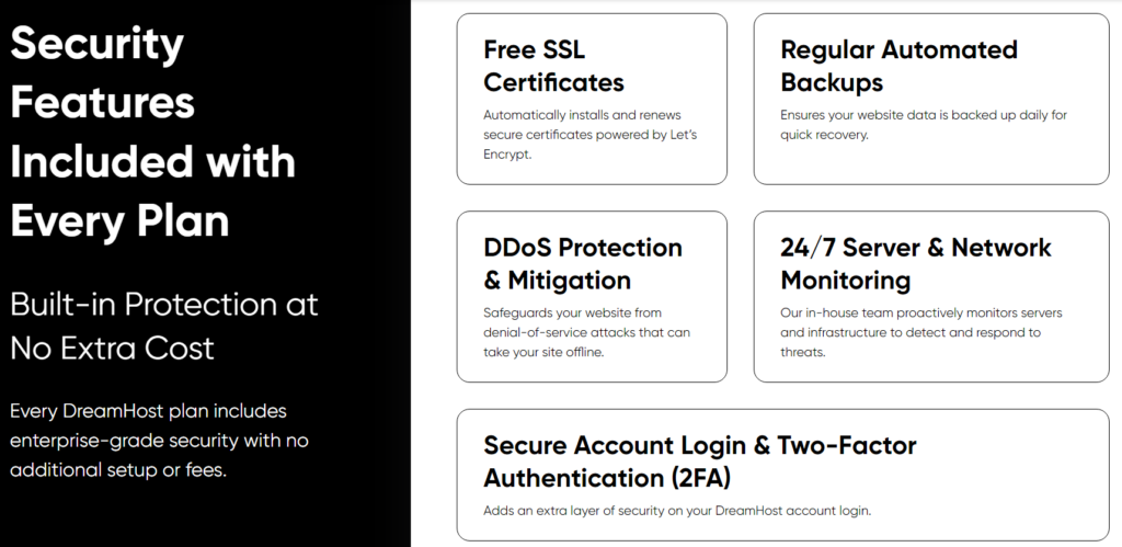DreamHost Security Feature