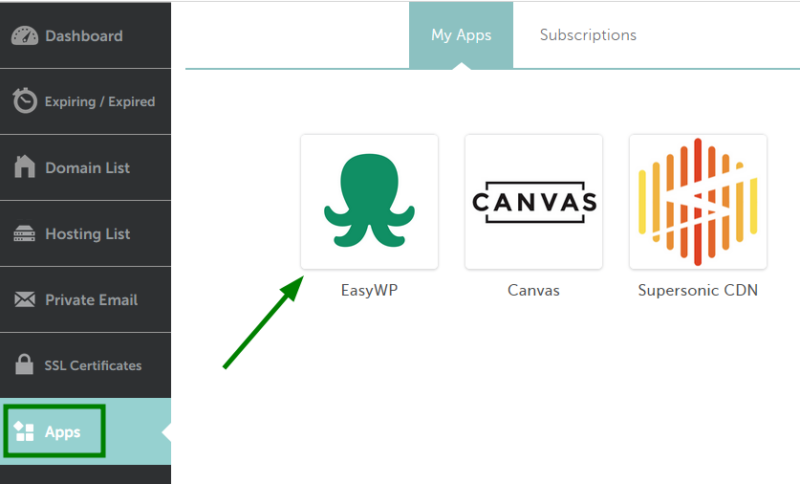 EasyWP Setup