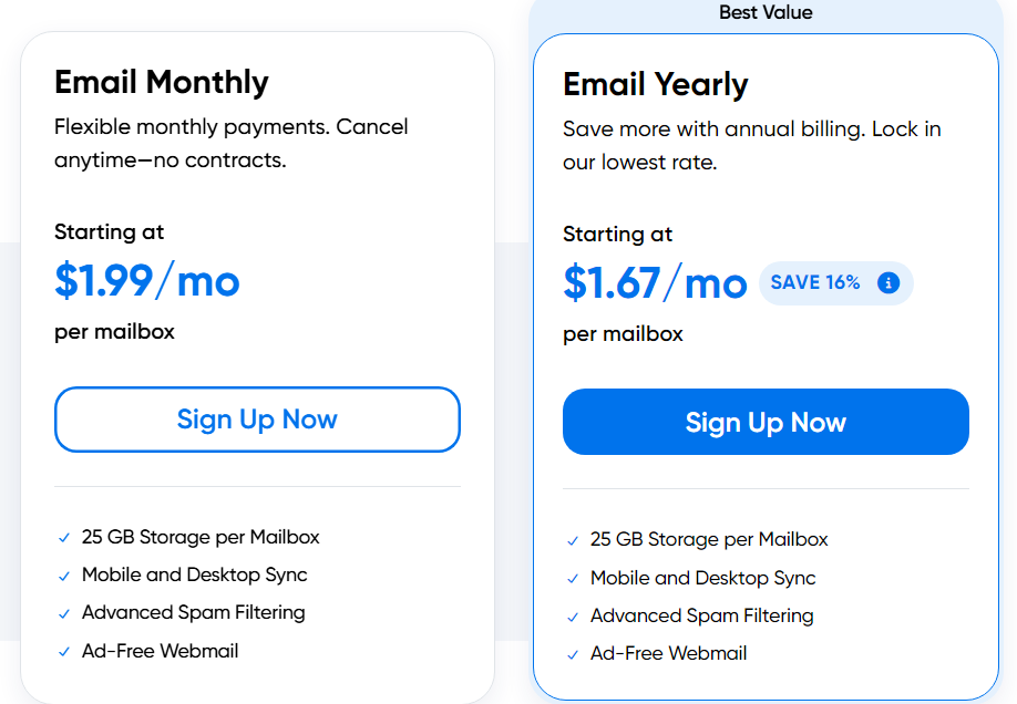 Email Hosting - DreamHost