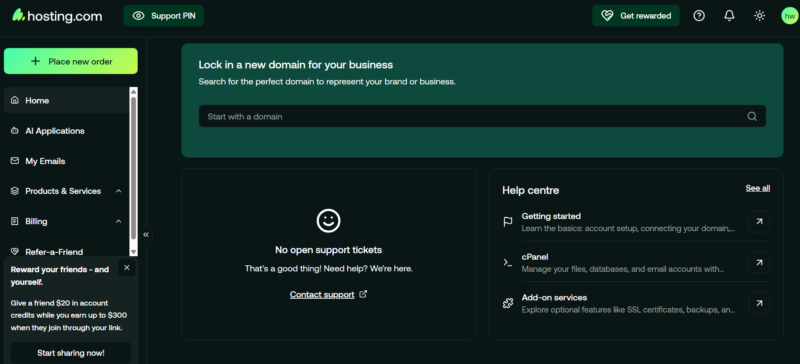 Hosting.com Account Management