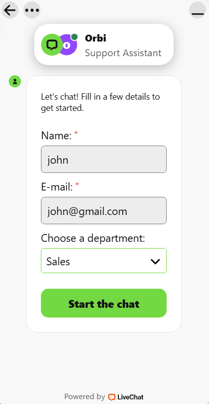 Hosting.com First Impression with Form Fill