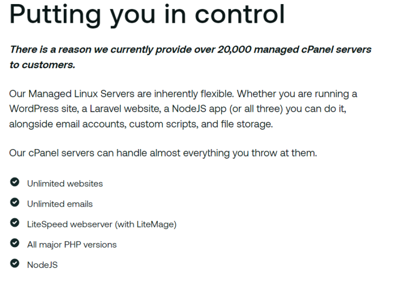 Hosting.com server performance and control