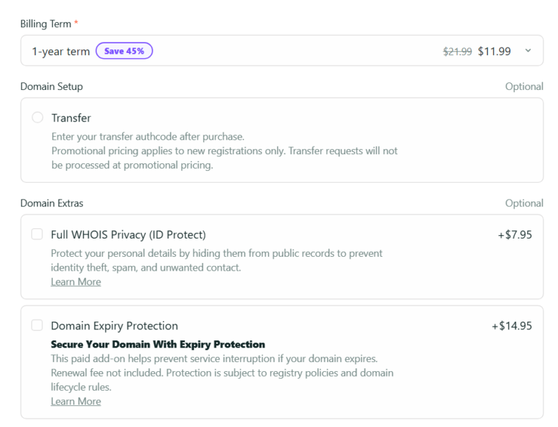 Additional Charge - Hosting.com