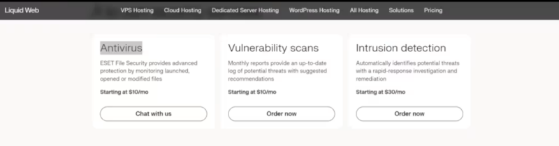 Liquid Web Firewall Protection