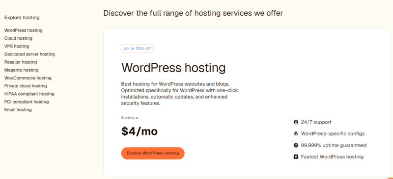 Liquid Web Hosting plans